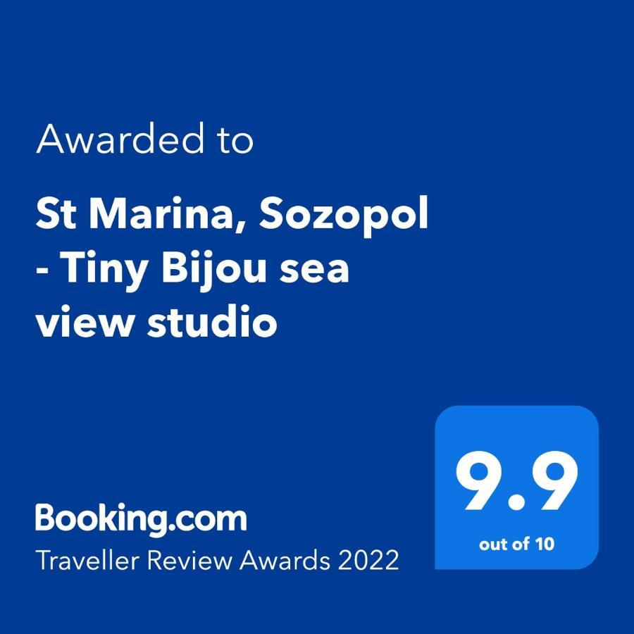 Tiny Bijou Sea View Studio - Santa Marina - Sozopol Exteriör bild
